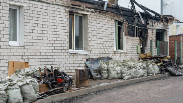 Professional Fire Damage Removal technician working in South Haven, MN